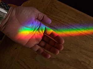 Spectra sundials provide rainbow color you can feel